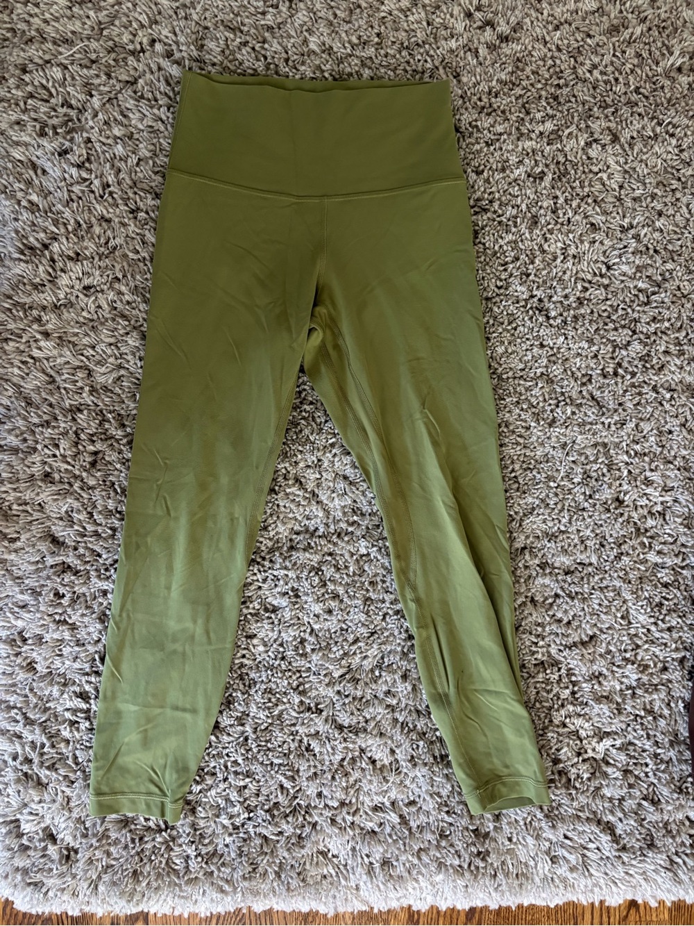 Lululemon Women’s High-Waist Olive Green Leggings